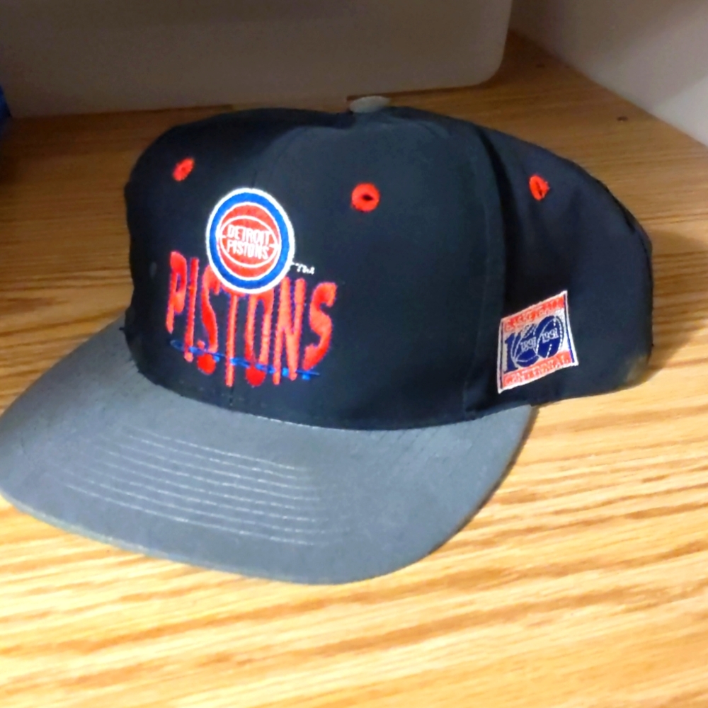 Vintage Detroit Pistons Centennial Snapback Cap